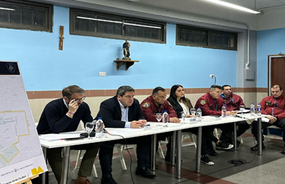 La presidenta comunal presente en el encuentro “Seguridad en tu Barrio”