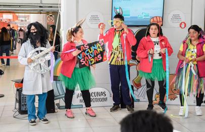 Se festejó en el Garrahan el Día del Vacunador y de la Vacunadora  