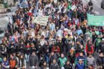 La marcha de San Cayetano partió de Liniers y pasó por Almagro y Blavanera rumbo a Plaza de Mayo