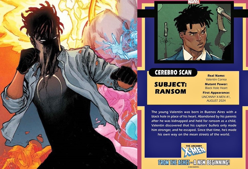 Marvel: los X-Men incorporaron a Valentín Correa, un mutante nacido en Buenos Aires