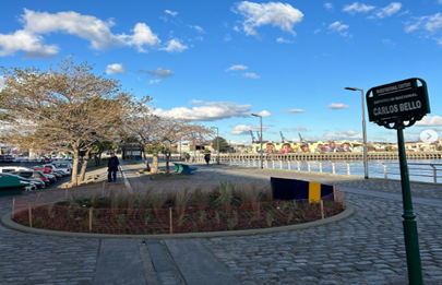 Restauraron la plazoleta del Paseo Peatonal Costero Diputado Nacional Carlos Bello