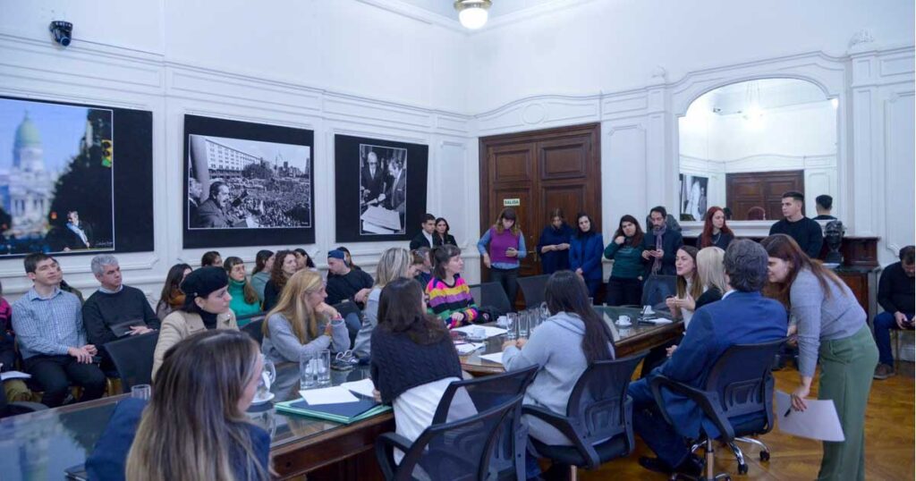 Se reunieron las comisiones de Niñez y la de Personas Mayores conjuntamente con Presupuesto