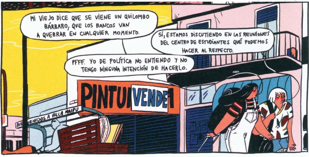 Naftalina, la historieta de Sole Otero ambientada en Buenos Aires durante 2001, fue editada por uno de los sellos más importantes del mundo y la reseñó el New York Times