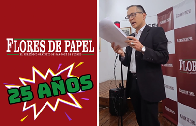 Gran festejo de Flores de Papel en su 25° aniversario