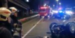 General Paz y Constituyentes: dos personas hospitalizadas tras dos choques que incluyeron un vuelco, un incendio, un patrullero dañado y un taxista demorado