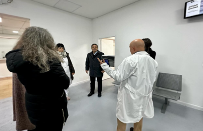 Presentan una nueva unidad febril en el Hospital Penna