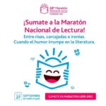 Nueva Maratón Nacional de Lectura: humor y literatura infantil