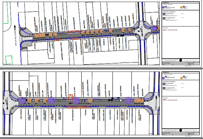 San Nicolás: construirán Calles Verdes en Tucumán y en 25 de Mayo