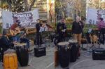 Festival cultural en Plaza Almagro organizado por asambleas barriales