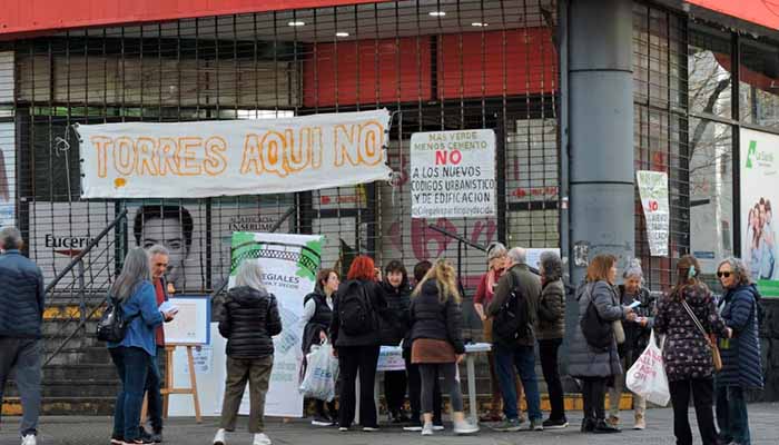 Los vecinos de Colegiales contra el calentamiento global y la defensa de su estilo de vida