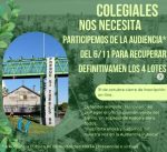 Colegiales nos necesita!