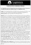 Convocatoria a Audiencia Pública