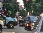 Dos heridos en Villa Crespo: un motociclista atropelló a un peatón en San Martín y Juan B. Justo