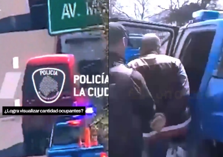Villa Riachuelo: detuvieron a una persona por circular en un auto con la patente adulterada