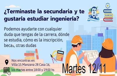 ¿Terminaste la secundaría y te gustaría estudiar ingeniería?