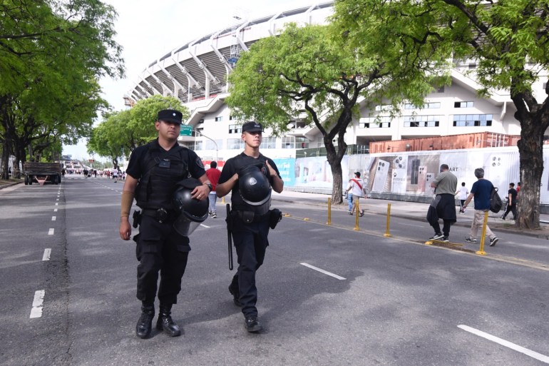 Núñez: Histórico operativo de seguridad por la final de la Copa Libertadores