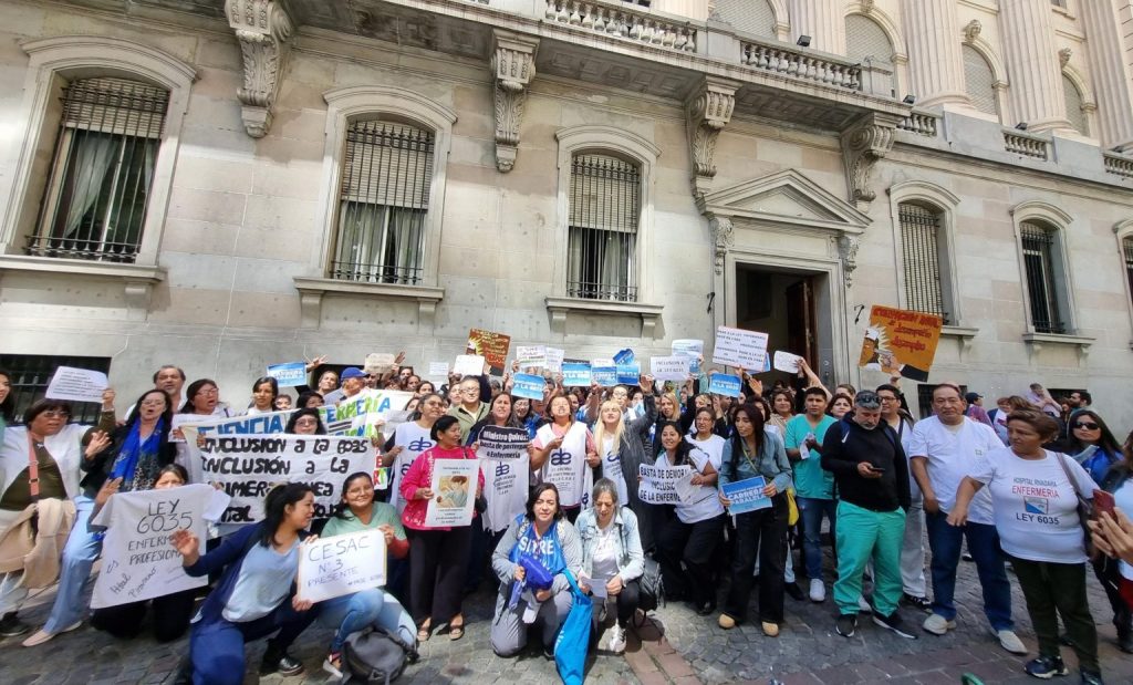 Ley N° 6035: La ALE insiste con el reclamo para que la Legislatura porteña trate y apruebe la inclusión de la Enfermería durante este mes