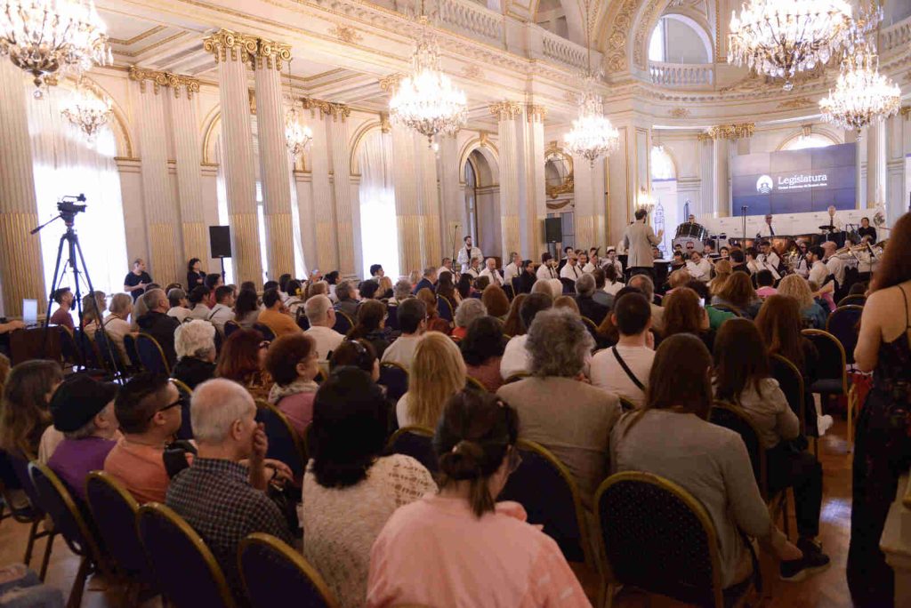 Almagro: acto en el Salón Dorado de la Legislatura por el centenario de la Biblioteca Argentina para Ciegos