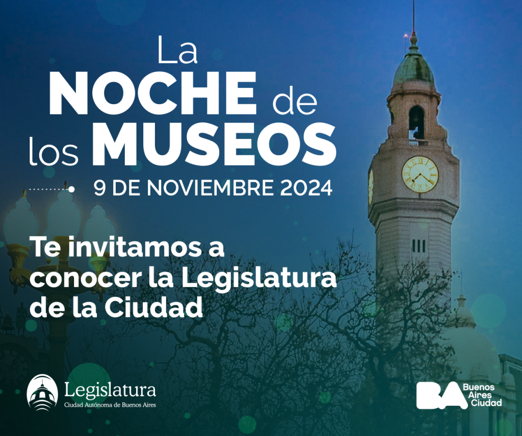 La Noche de los Museos 2024 en la Legislatura porteña: escenario exterior y visitas guiadas