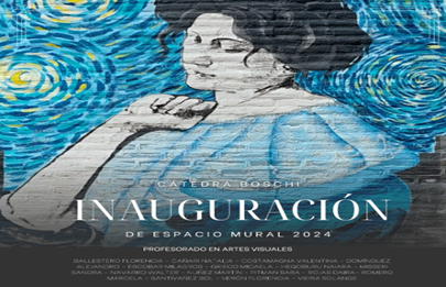  Inauguración del mural de la escuela Lola Mora