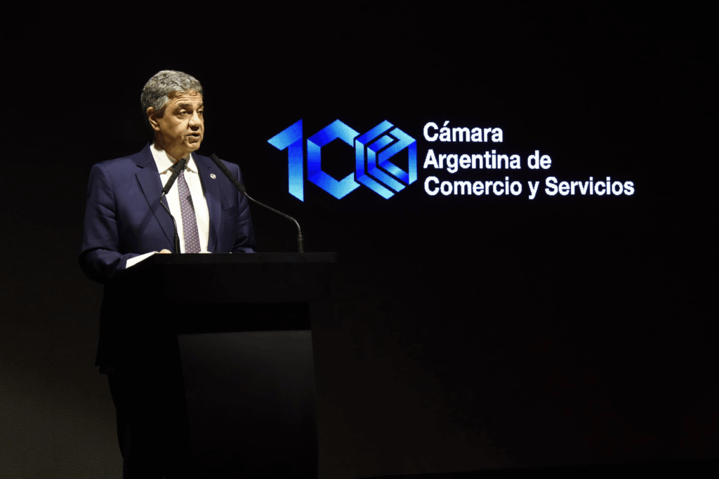 Jorge Macri se presentó en el centenario de la Cámara Argentina de Comercio