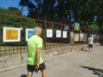 Galería a cielo abierto: decenas de artistas locales expusieron en Parque Saavedra