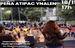 Tarde de peña y danzas folclóricas en Parque Avellaneda
