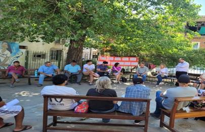 La comuna 8 y el MPD en el barrio Ramón Carrillo