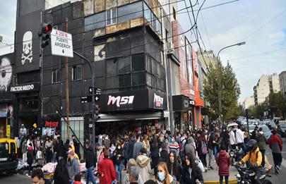 Cayeron las ventas en la zona comercial de Avellaneda y Nazca en Flores