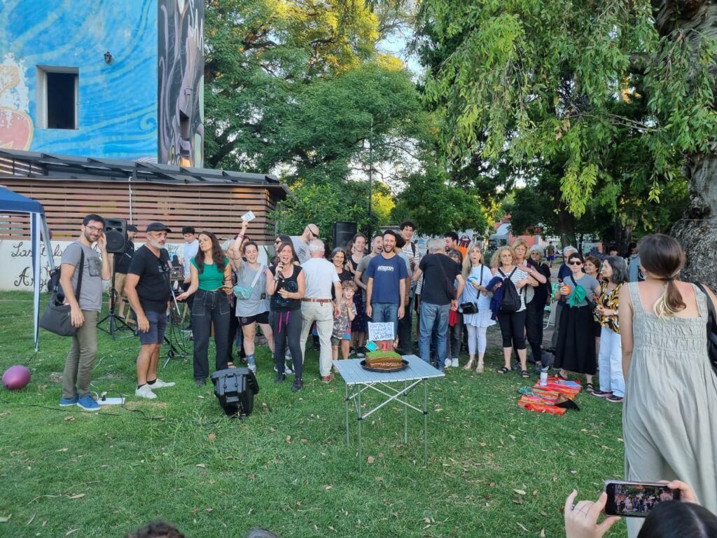 La Asamblea del Parque Saavedra celebró su primer aniversario con un festival comunitario