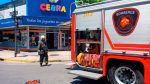 Incendio en la juguetería Cebra de Palermo
