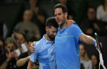 Emotiva despedida de Del Potro ante Djokovic