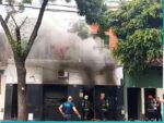Se incendió una fábrica textil en Chacarita y afectó a viviendas linderas
