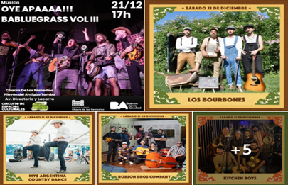 Parque Avellaneda: llega el primer festival argentino dedicado especialmente al bluegrass