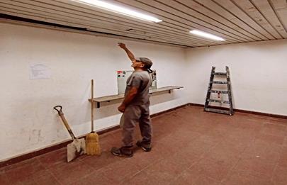 Obras, arreglos y reparaciones en el Adan Buenosayres