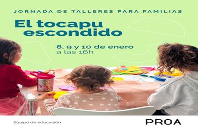 Taller para familias en la fundación PROA