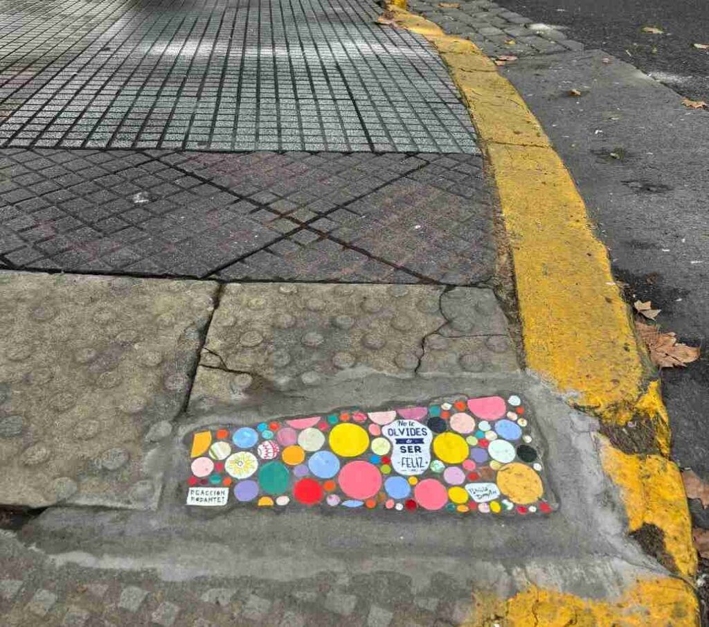 Almagro: nueva instalación de Reacción Rodante junto a la artista Patricia Demeter en Boedo y Moreno