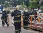Escape de gas frente a Plaza Miserere