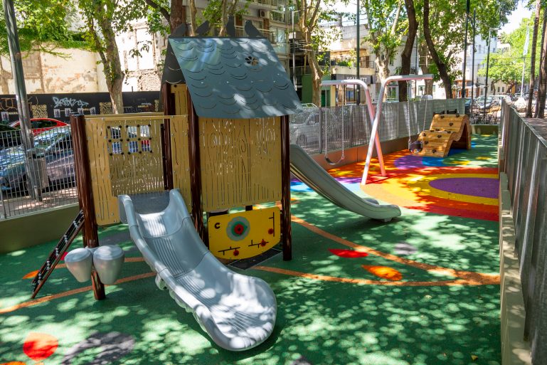 Palermo: Se renovó la Plazoleta William C. Morris