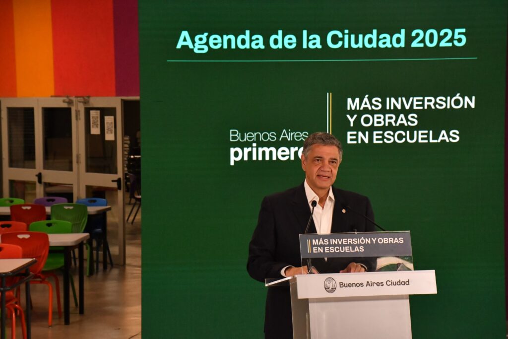 Jorge Macri anunció más de $145 mil millones en obras para las escuelas y dos nuevos edificios en Barracas
