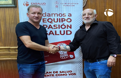 Convenio entre Huracán y una empresa de salud