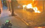 Incendiaron tres autos sobre Oruro, en San Cristóbal
