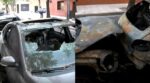 Incendiaron tres autos en San Cristóbal e investigan si fue un ataque de quemacoches