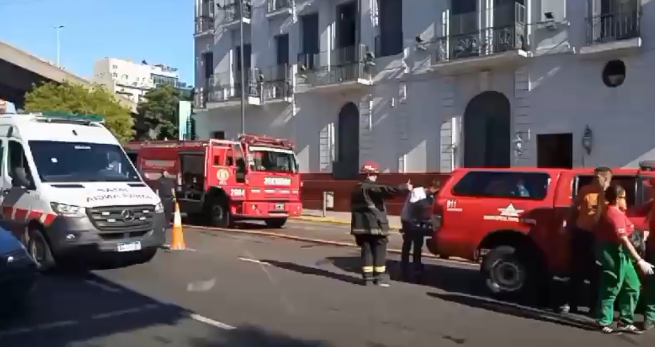 Constitución: incendio en la UAI, el SAME asistió a unas 20 personas