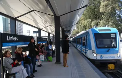 Por el paro de trenes Liniers fue un verdadero caos