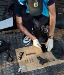 Los perros de la Policía de la Ciudad detectaron un arma de guerra en Plaza Miserere: su portador fue detenido