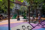 Palermo: reformaron el patio de juegos de la Plazoleta Rafael Riego y Núñez