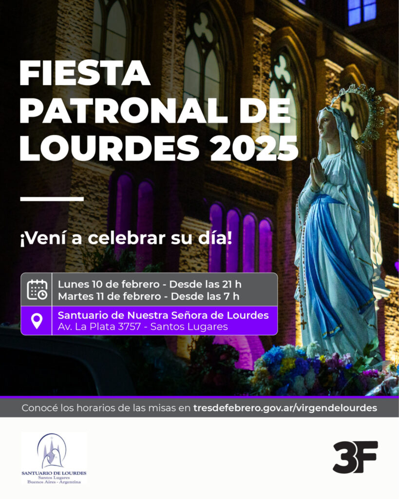 Celebración de la Virgen de Lourdes