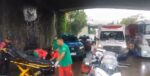 Una docena de heridos tras el choque entre un colectivo y un auto en la colectora de General Paz y Superí