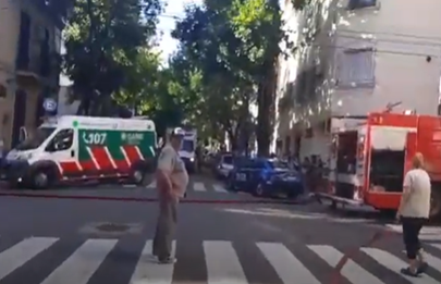 Barracas: Incendio en el hotel donde ocurrió el triple crimen